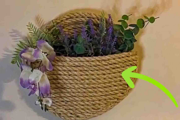 DIY Hanging Floral Pocket Tutorial