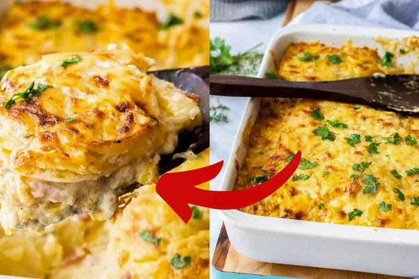 Easy Cheesy Potato Bake Recipe