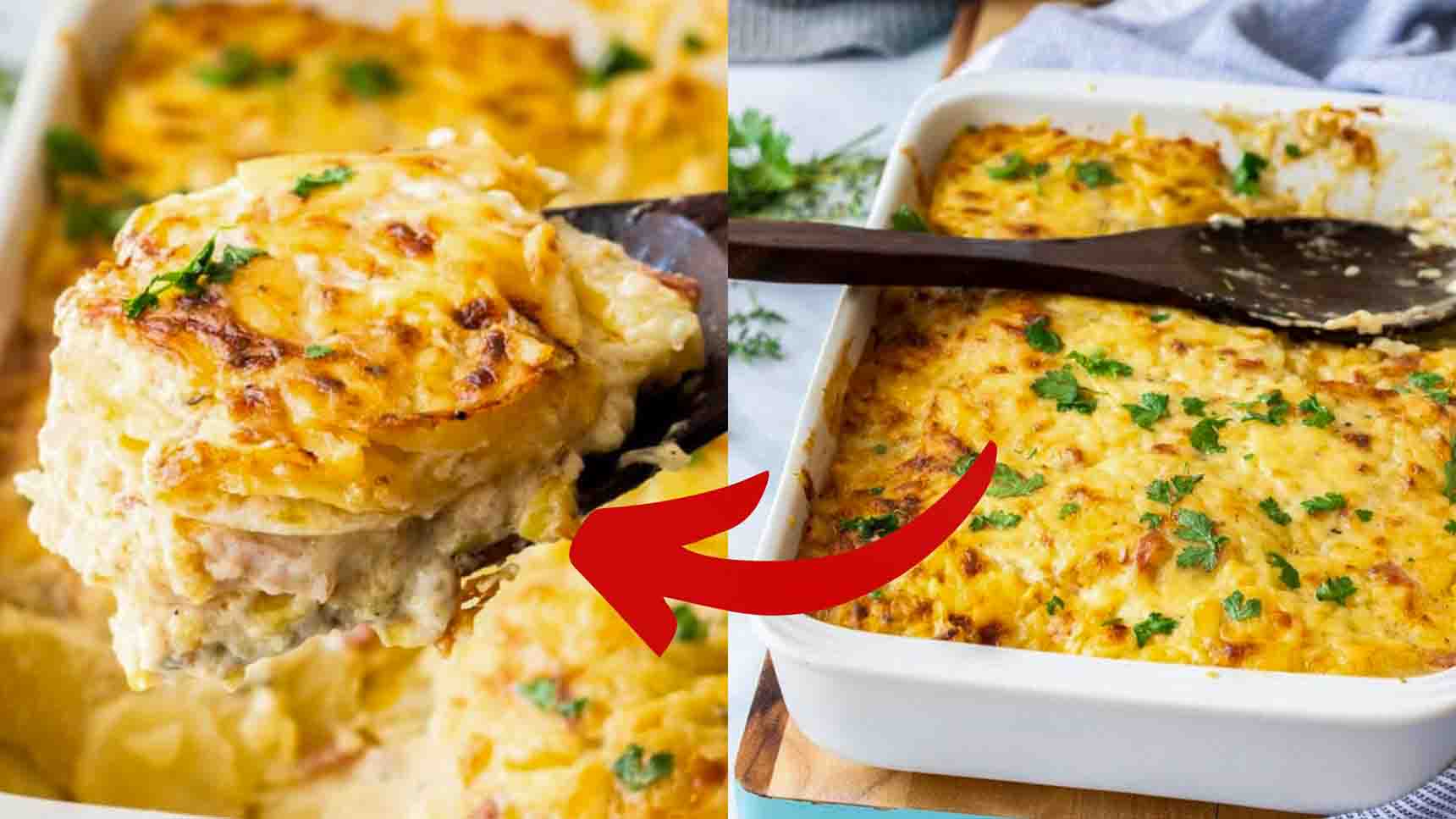 Easy Cheesy Potato Bake Recipe | DIY Joy Projects and Crafts Ideas