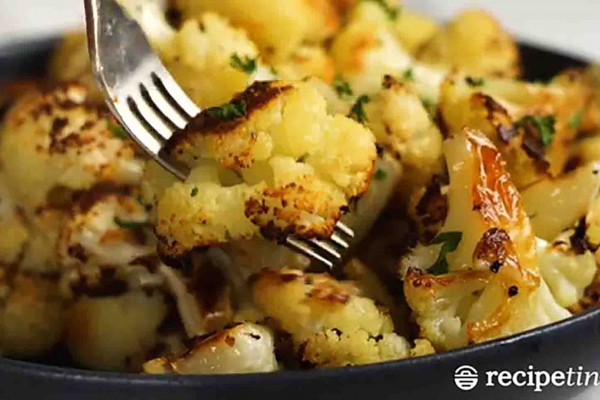 Easy Roasted Cauliflower Recipe