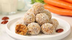 No-Bake Carrot Cake Energy Bites Recipe