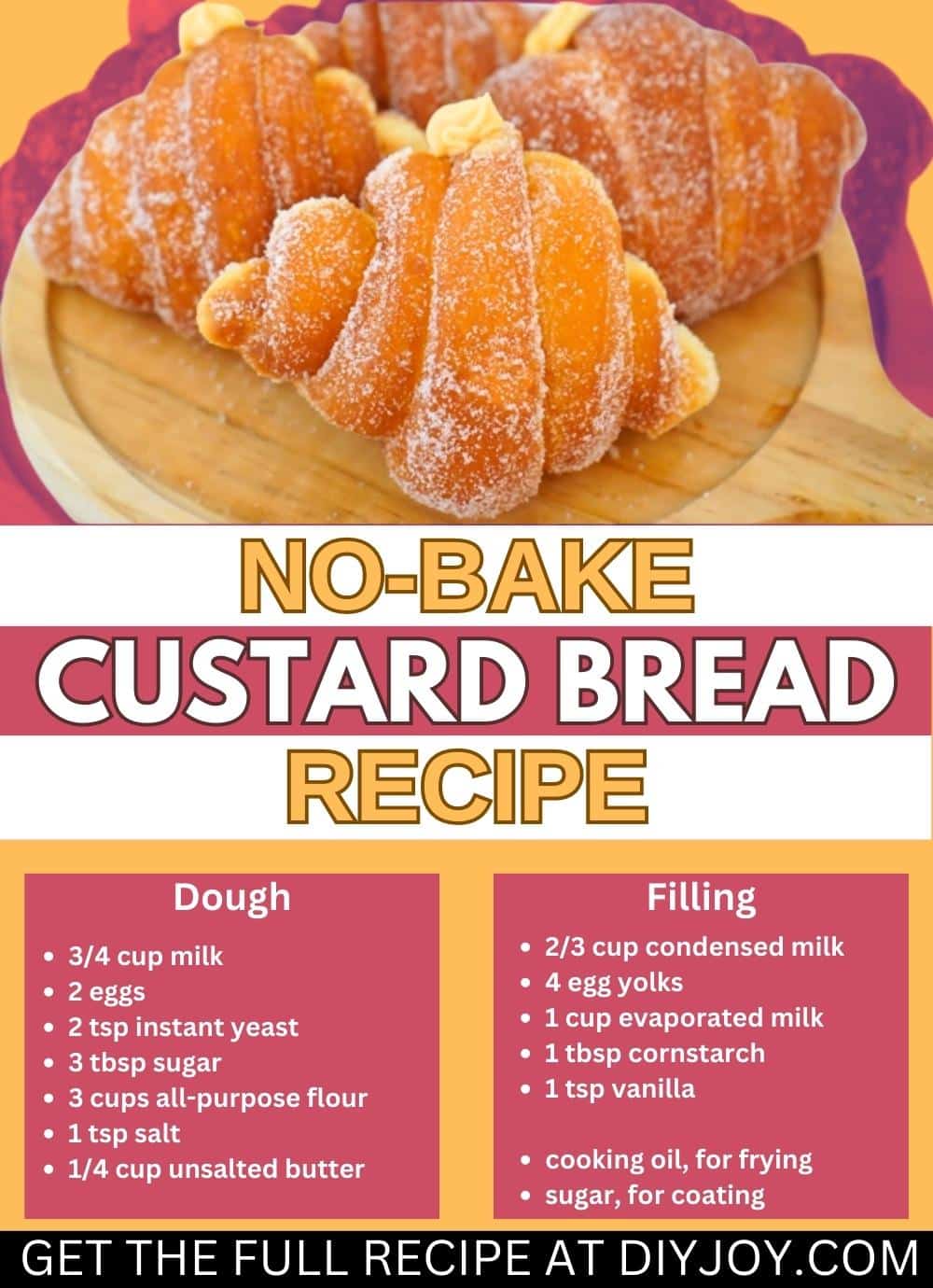 No Bake Custard Bread Recipe 7979