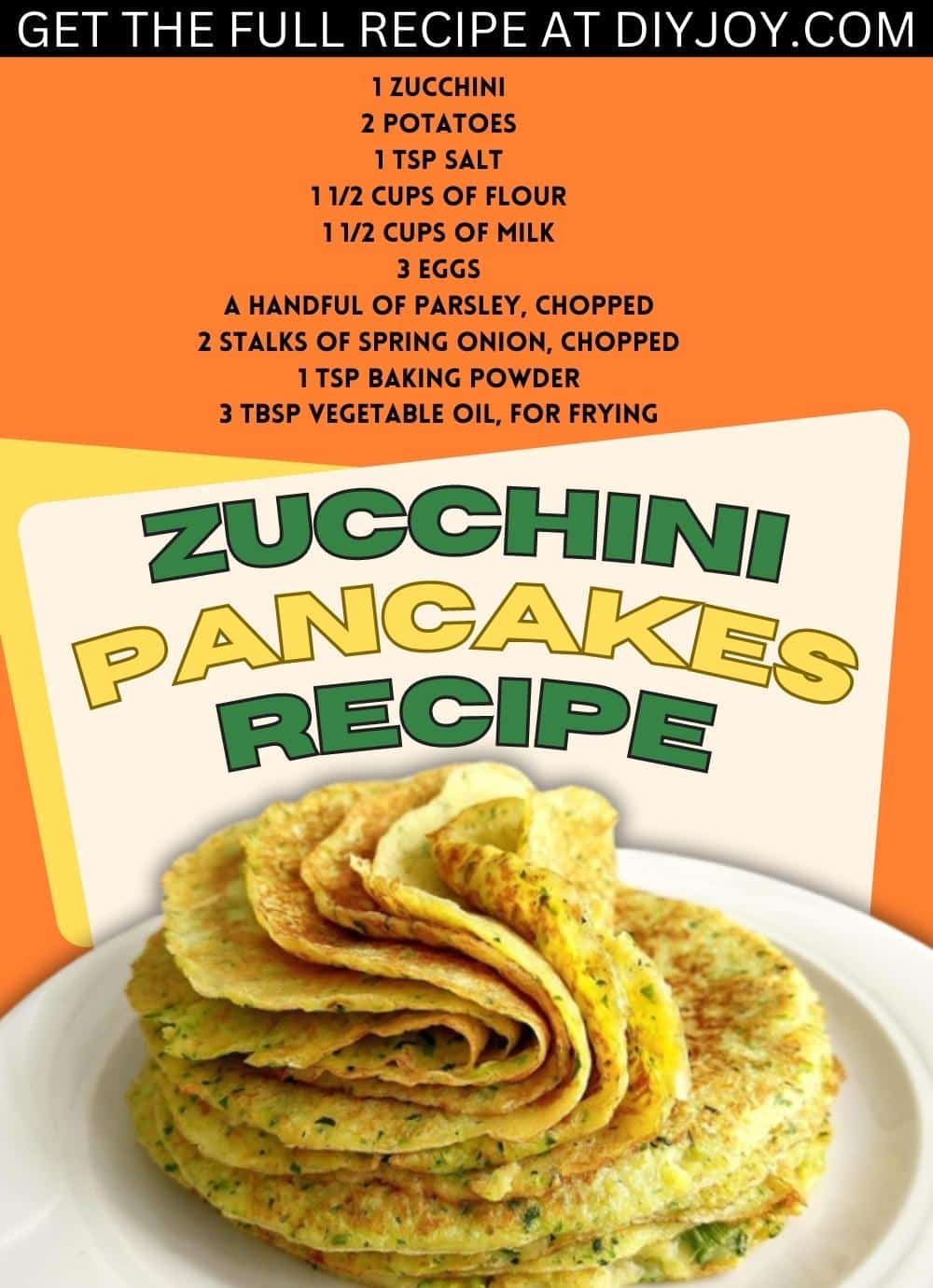 Easy Zucchini Pancakes Recipe