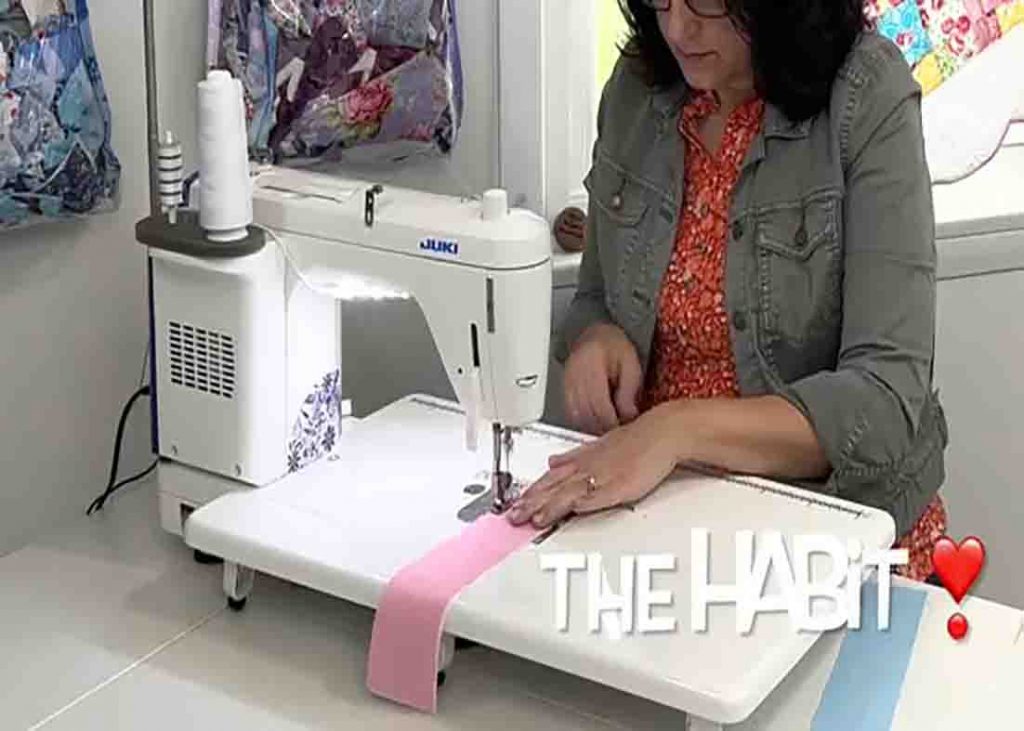 Piecing strips for quilting beginners