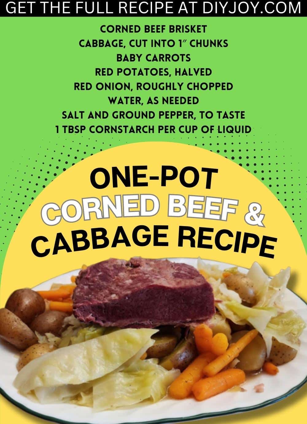 OnePot Corned Beef and Cabbage Recipe
