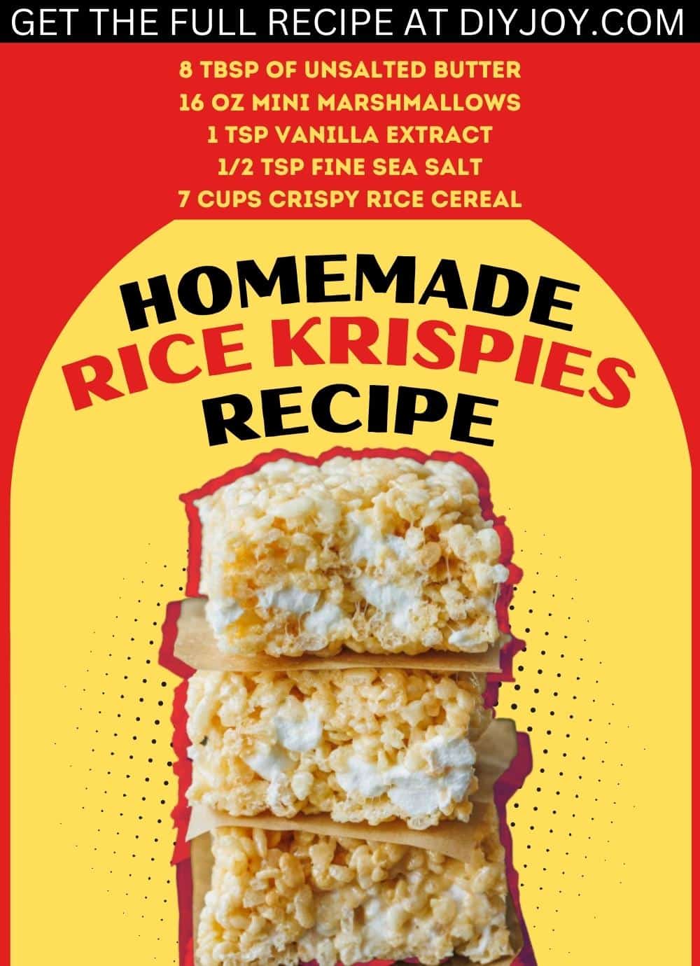 Homemade Rice Krispie Treats Recipe