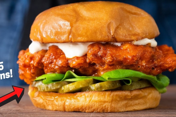 25-Minute Crispy Buffalo Chicken Sandwich
