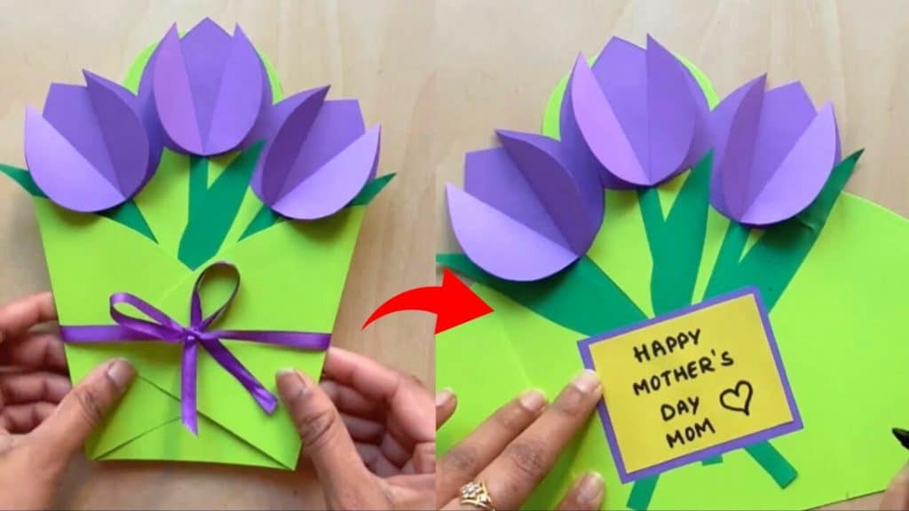 3D Flower Card For Mother's Day