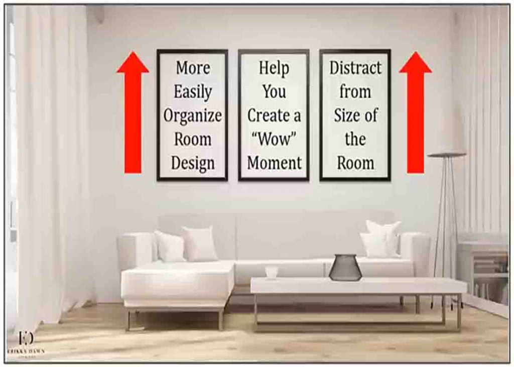 Making a focal point in your space to make it look bigger