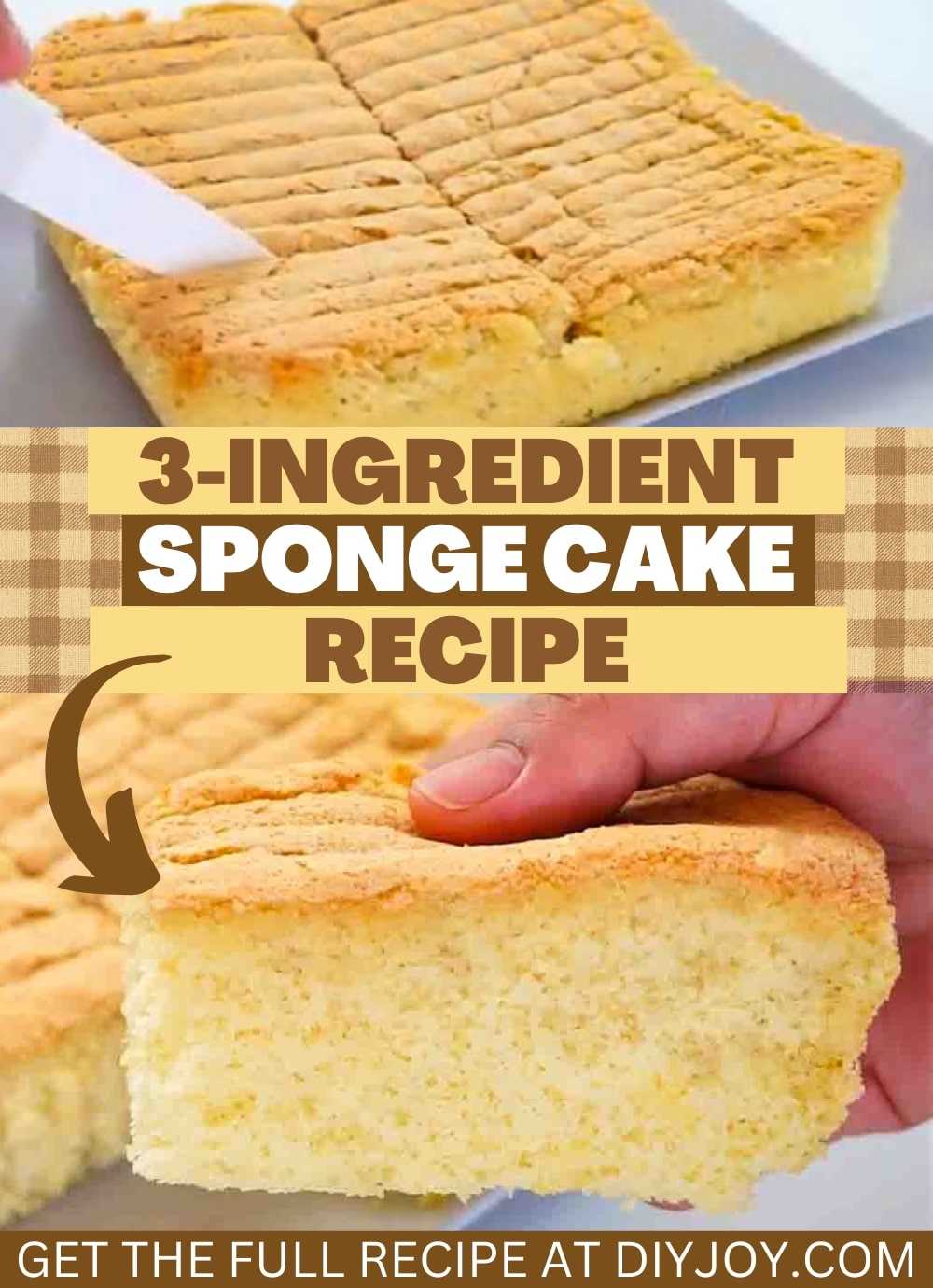 how to make a sponge cake with 3 eggs