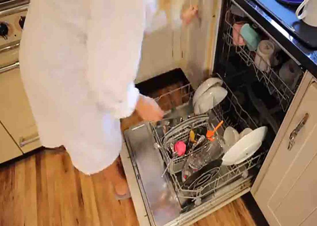 Emptying the dishwasher every morning