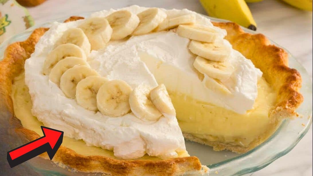 Recept na najlepší banánový krémový koláč