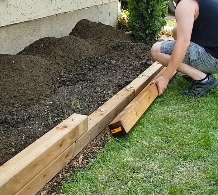 DIY Garden Bed Edging Anybody Can Do Tutorial