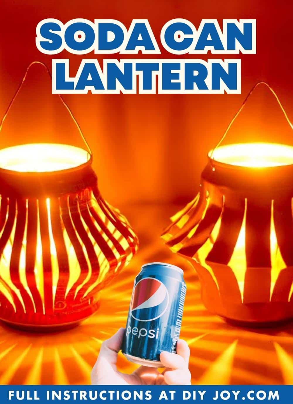 How to Make a Lantern From a Soda Can
