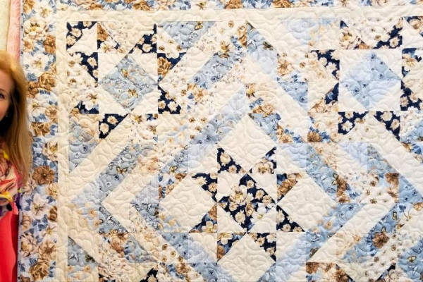Donna's Five-Star Quilt