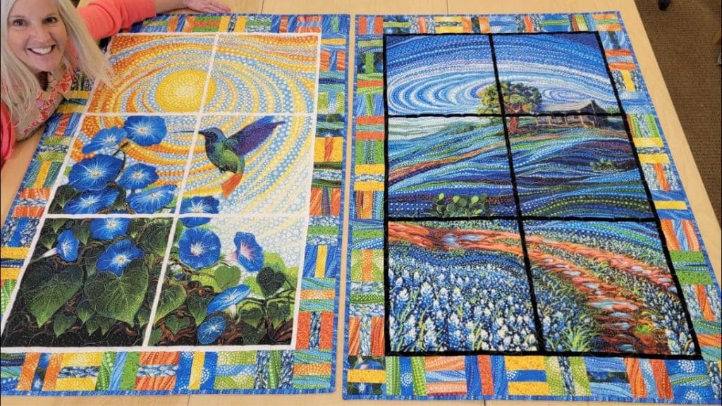 Donna's French Door Panel Quilt Tutorial (For Any Size)