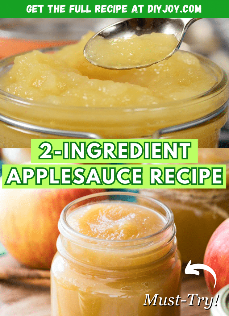 Easy 2-Ingredient Homemade Applesauce Recipe