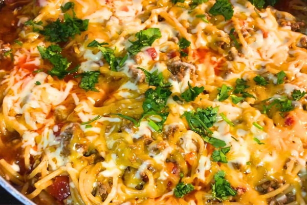 Easy 30-Minute Taco Spaghetti Recipe