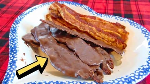 Easy 4-Ingredient Chocolate-Covered Bacon Recipe | DIY Joy Projects and Crafts Ideas