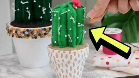 Easy DIY Cactus Pincushion Tutorial | DIY Joy Projects and Crafts Ideas