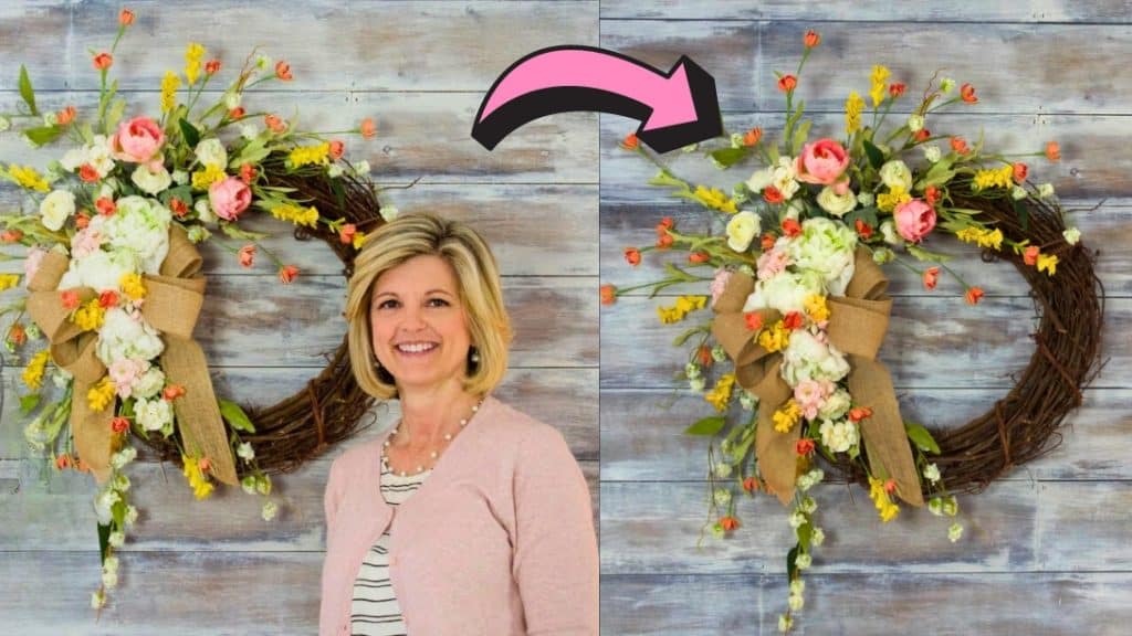 Easy DIY Spring Wreath