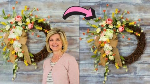 Easy DIY Spring Wreath | DIY Joy Projects and Crafts Ideas
