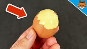 Easy Golden Boiled Egg Cooking Hack