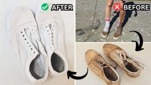 Easy Hack to Make Muddy Shoes White Again