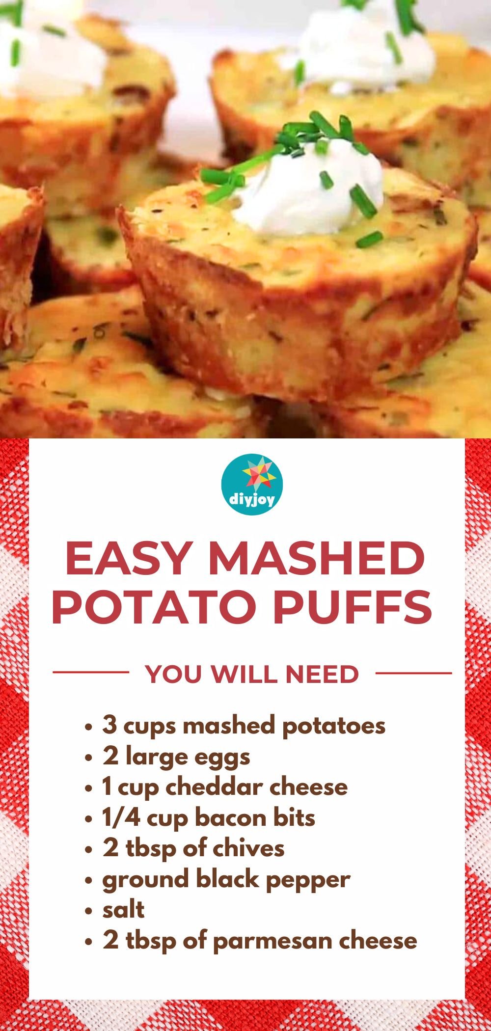 Easy Mashed Potato Puffs Recipe