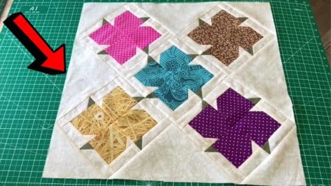 Easy Patchwork Flower Block Tutorial for Beginners | DIY Joy Projects and Crafts Ideas