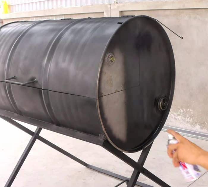 Easy Repurposed DIY BBQ Grill with an Old Iron Drum