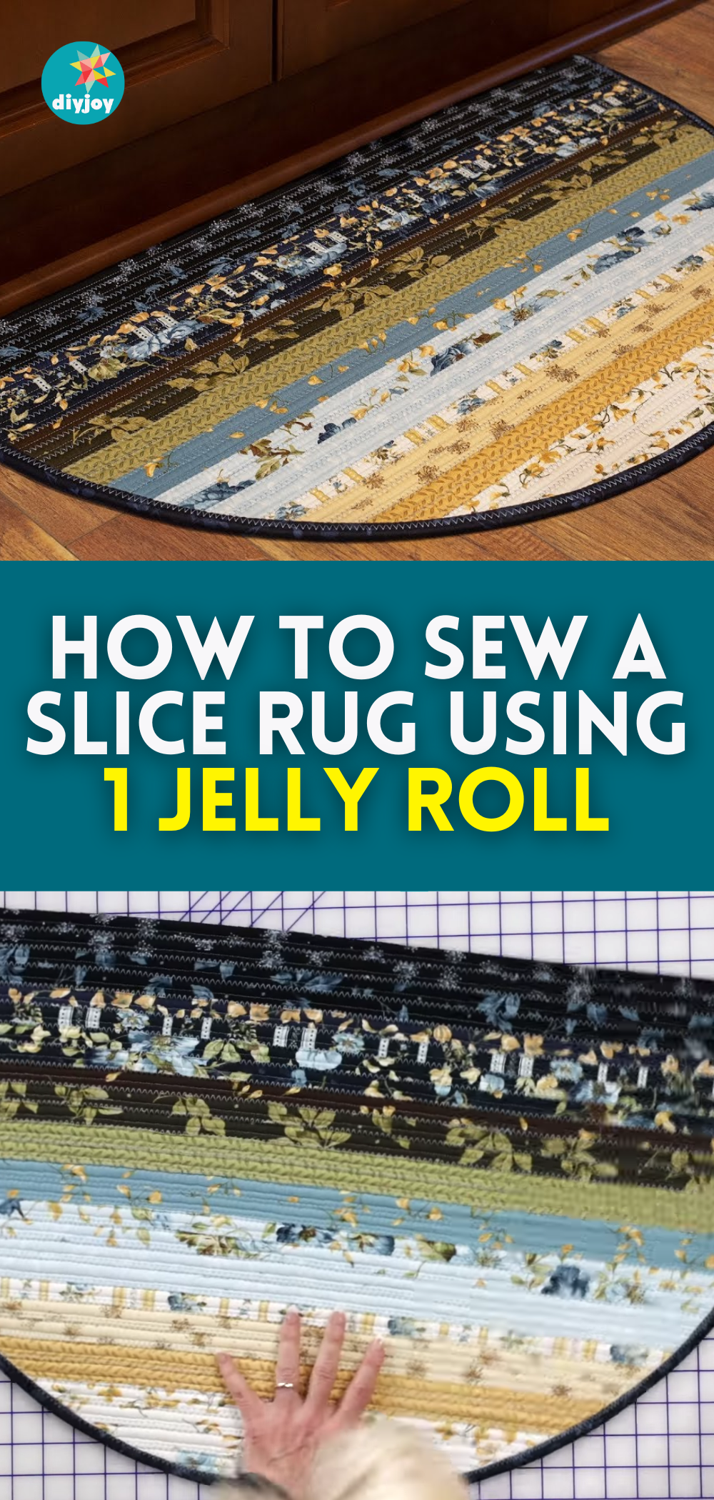Easy Slice Rug Tutorial