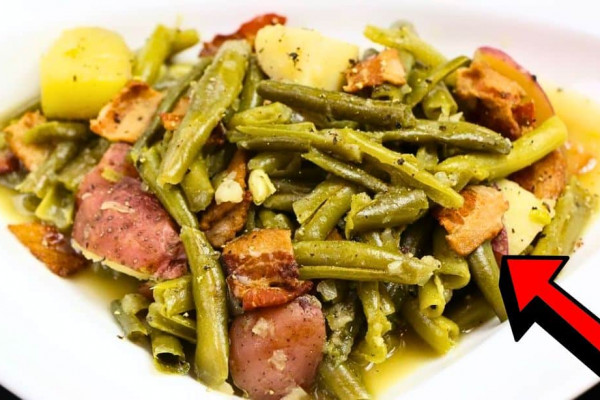 Easy Southern Style String Beans & Potatoes Recipe