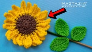 Easy Sunflower Crochet Tutorial