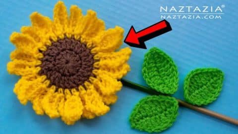 Easy Sunflower Crochet Tutorial | DIY Joy Projects and Crafts Ideas