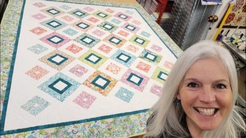 Easy “Up Square Down Square” Quilt Tutorial | DIY Joy Projects and Crafts Ideas