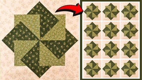 Easy Wings of Eagles Quilt Block Tutorial | DIY Joy Projects and Crafts Ideas