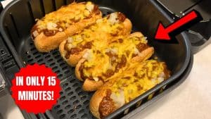 Easy-to-Make Chili Cheese Foot Long Hot Dogs