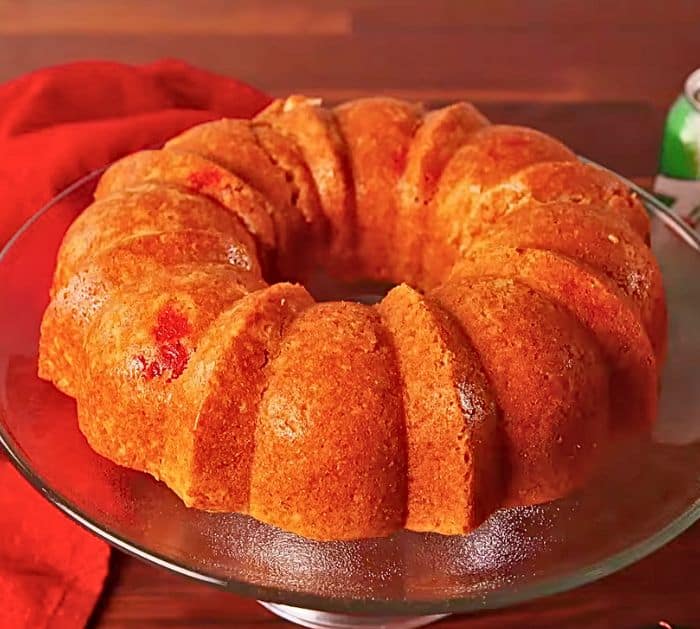 Easy to Make Shirley Temple Bundt Cake