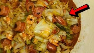 Easy-to-Make Spicy Cabbage with Shrimp and Sausage