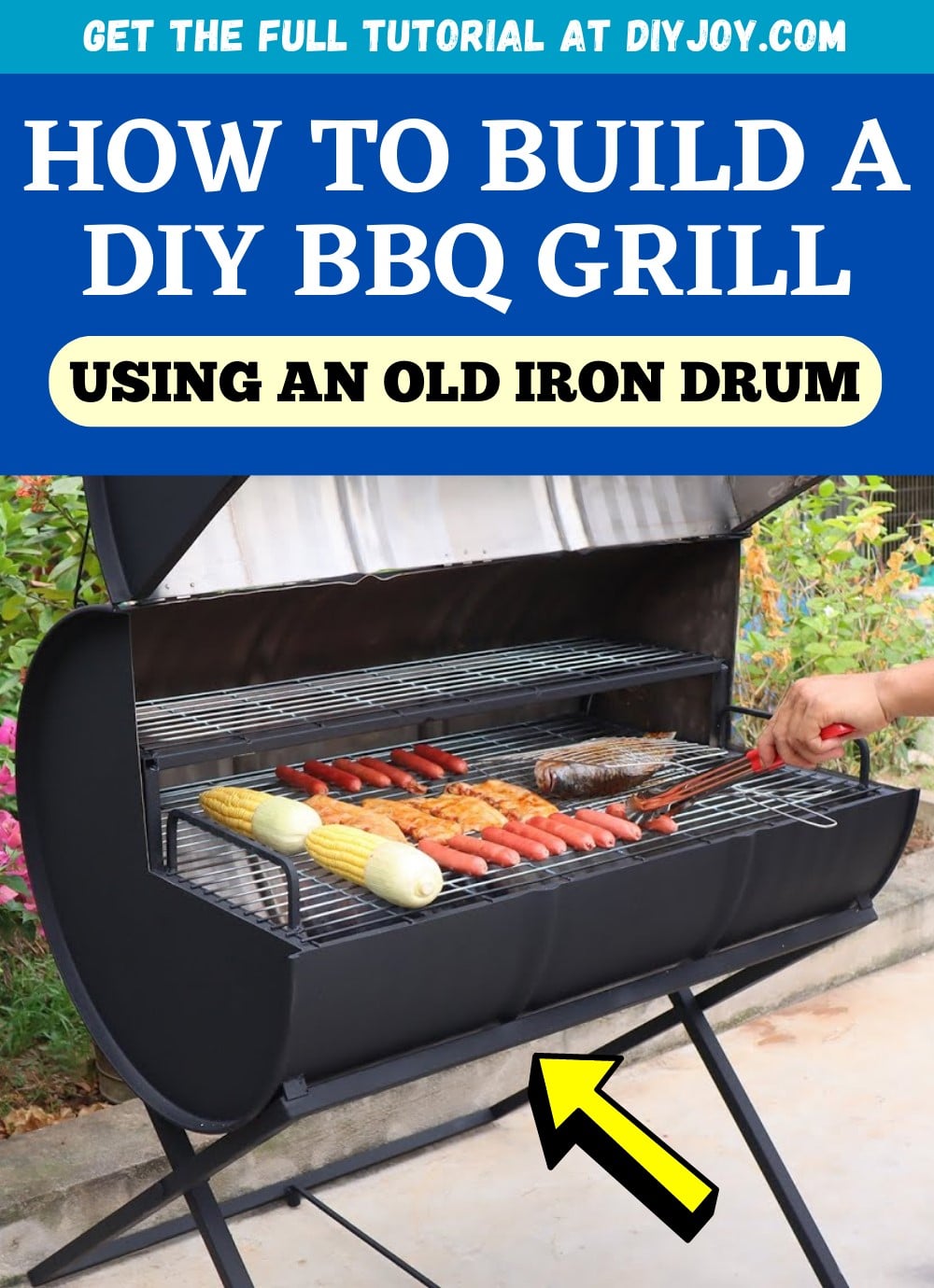 How to Build a DIY BBQ Grill w/ an Old Iron Drum