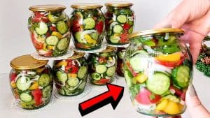 How to Keep Vegetable Salad Fresh for 1 Year