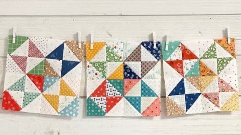 How to Make Broken Dishes Quilt Block | DIY Joy Projects and Crafts Ideas