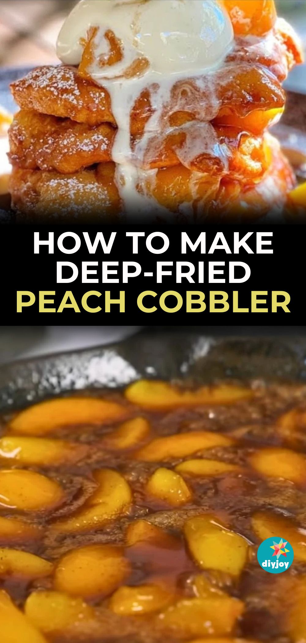 How to Make Deep-Fried Peach Cobbler