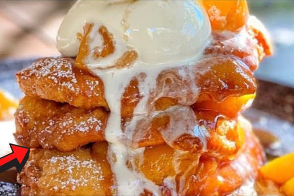 How to Make Deep-Fried Peach Cobbler