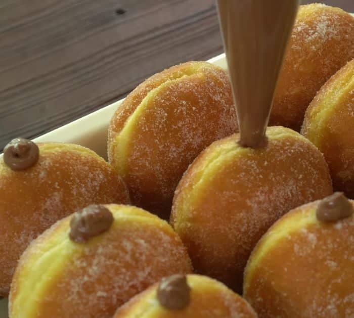How to Make Fried Donuts with Chocolate Cream