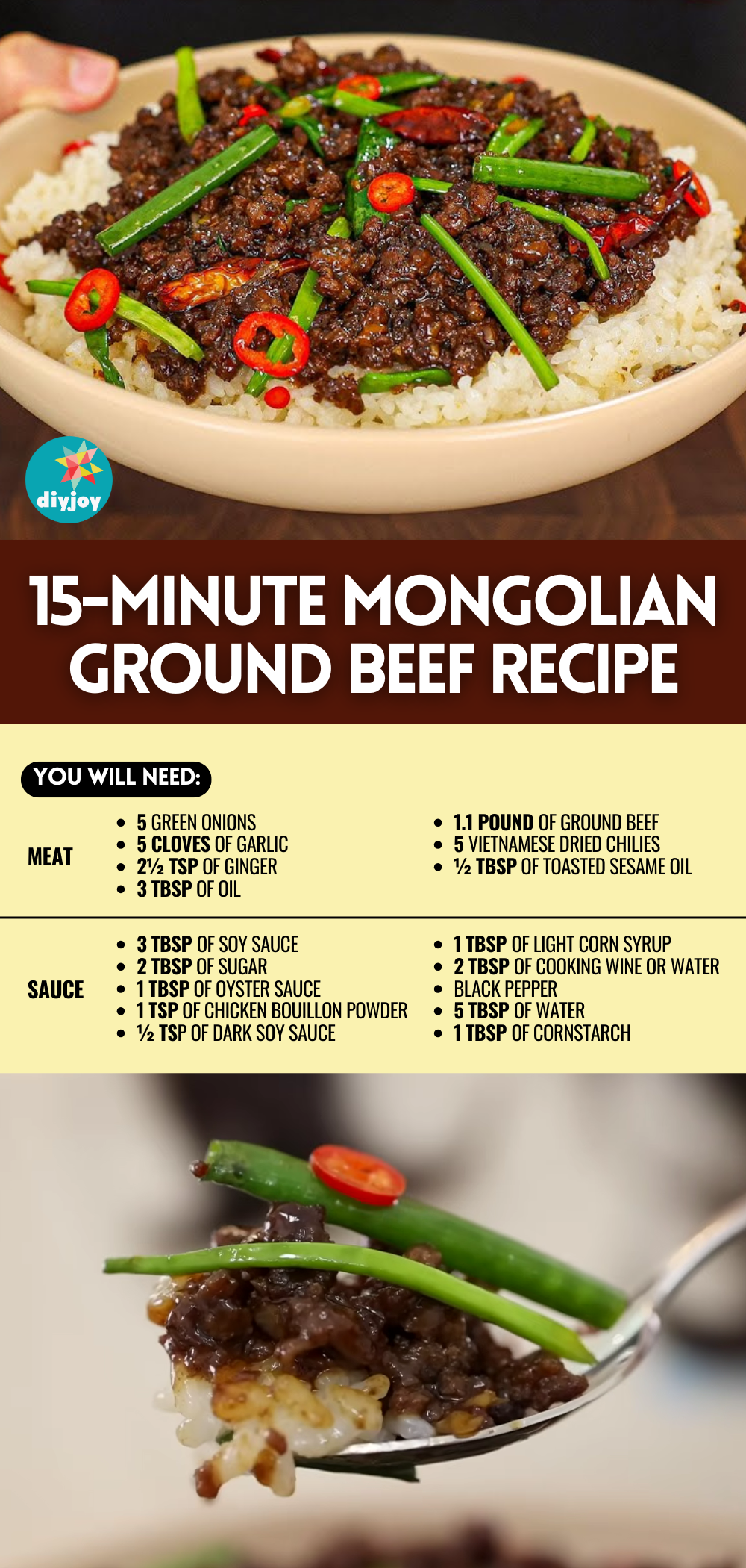 How to Make Mongolian Ground Beef