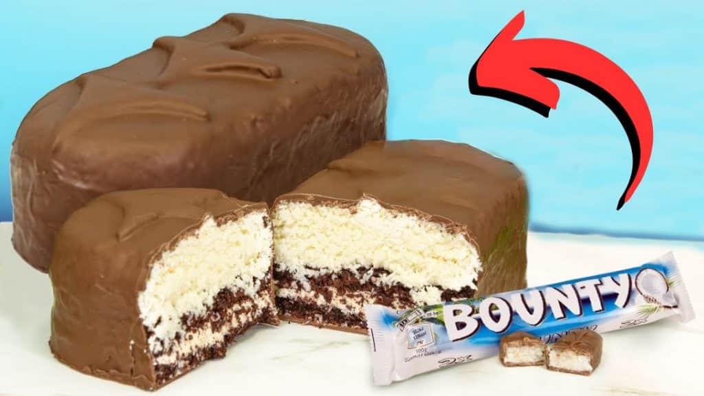How to Make a Giant Bounty Bar Cake