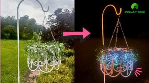 How to Make an Outdoor Solar Chandelier | DIY Joy Projects and Crafts Ideas