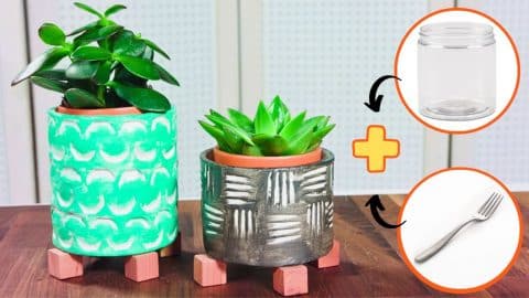 How to Repurpose an Old Glass Jar Into a DIY Planter | DIY Joy Projects and Crafts Ideas